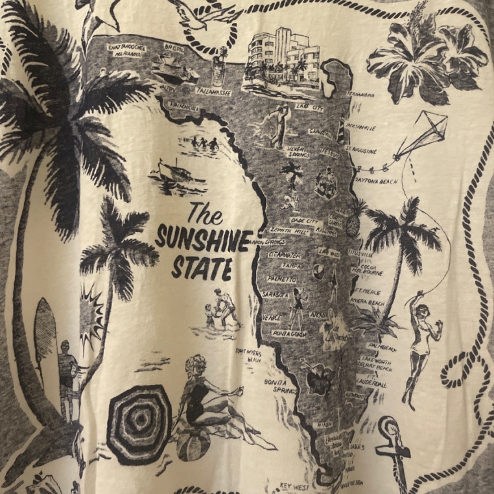 JCREW Vintage Florida Tee - Picture 2 of 4